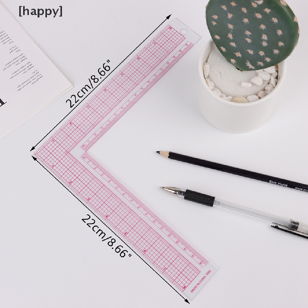 HA Sewing Patchwork Quilting Ruler Garment Cutting Craft Stationery Measuring Tool ID