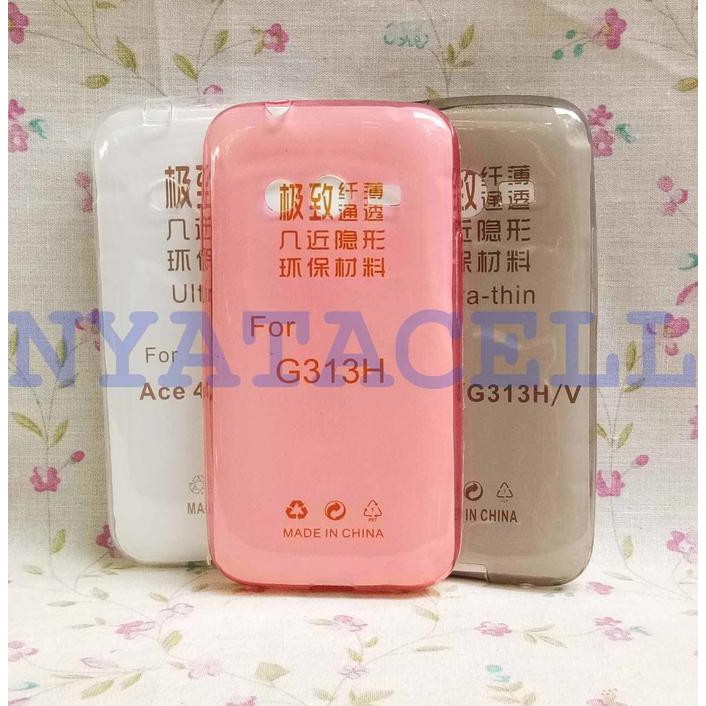 NEW CASE ULTRATHIN SAMSUNG GALAXY V / PLUS /ULTRA THIN/FIT/SOFTCASE/SILIKO - HITAM MILENIA