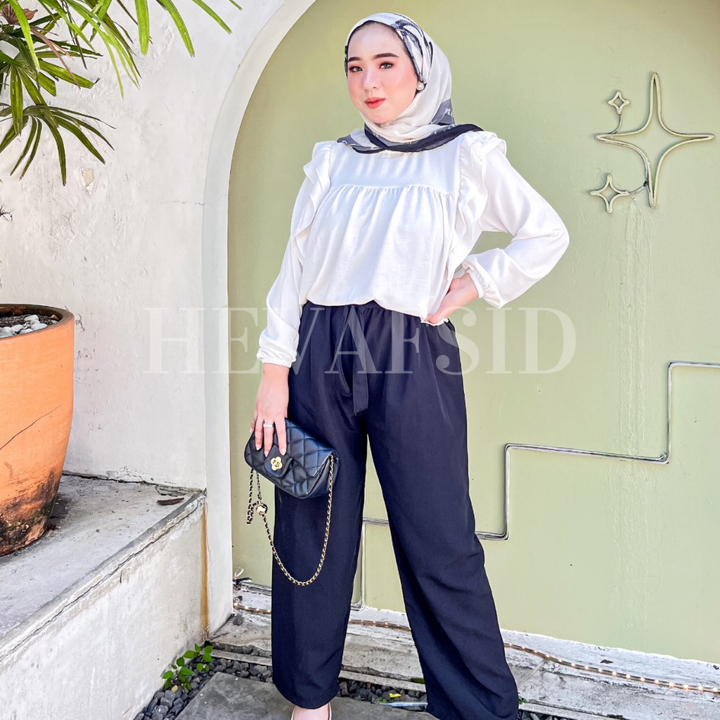 KULOT RIBON PANTS PREMIUM/ CELANA KULOT / KULIT WOLFIS