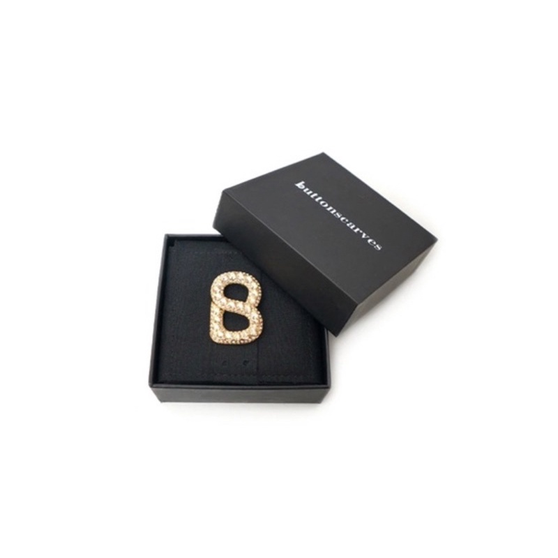 gleaming brooch buttonscarves (PL)
