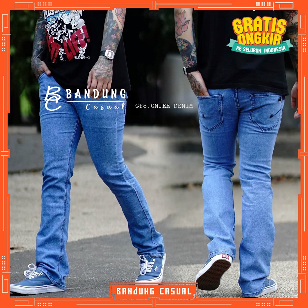 Celana Panjang Jeans Cutbray Pria CMJee