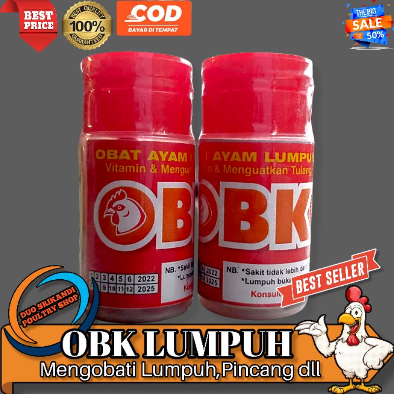 OBK LUMPUH - Obat Ayam Lumpuh dan Pincang