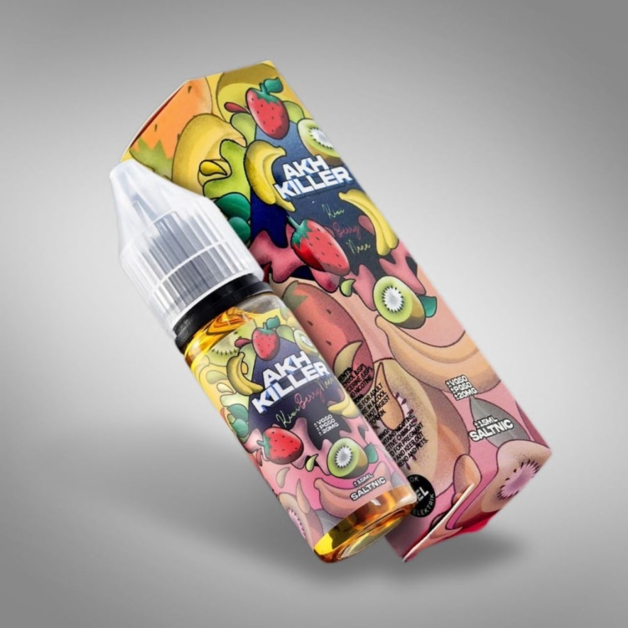 AKH KILLER SALTNIC STRAWBERRY BANANA KIWI SALTNIC ORIGINAL