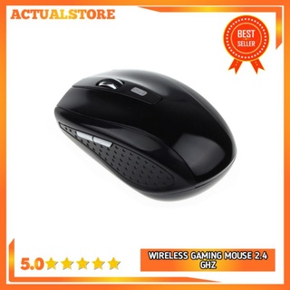 Gaming Mouse Wireless Optical 2.4GHz - AA-01 [COD] Mouse gaming bluetooth wireless logitech pad/ rechargeable silent robot click rgb hp / rexus murah terlaris