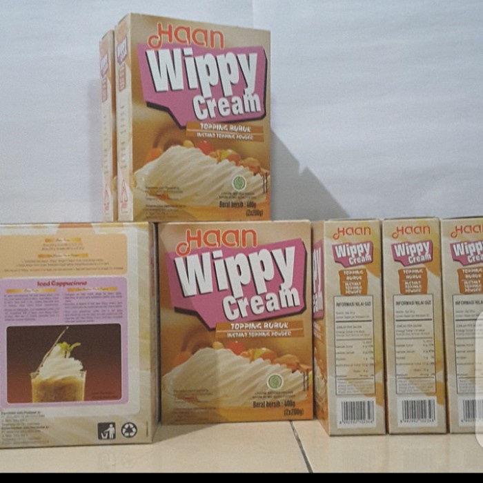 

wippy cream haan 400 gram