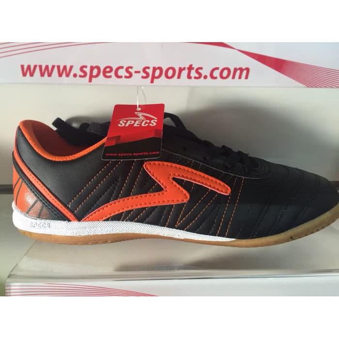 sport ku/Sepatu futsal specs horus black orange 2015 original 100% sale