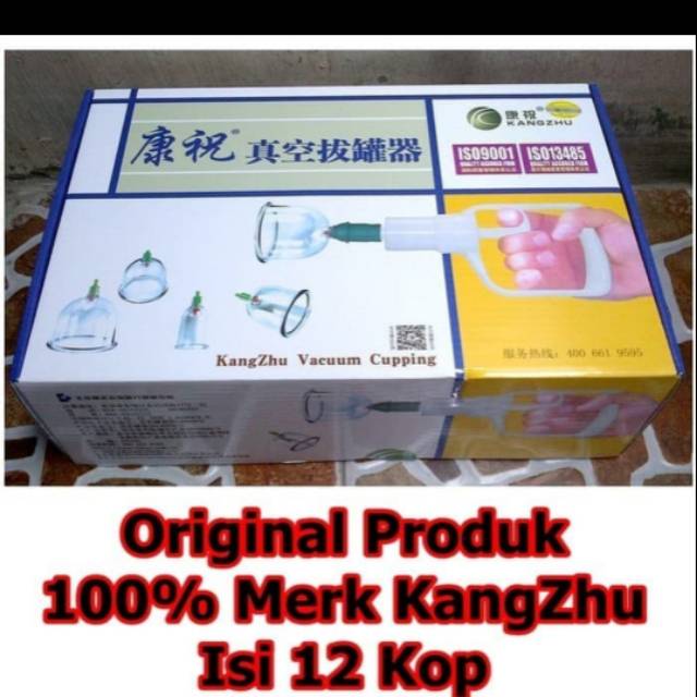Alat bekam kang zhu isi 12 isi 24 kop angin