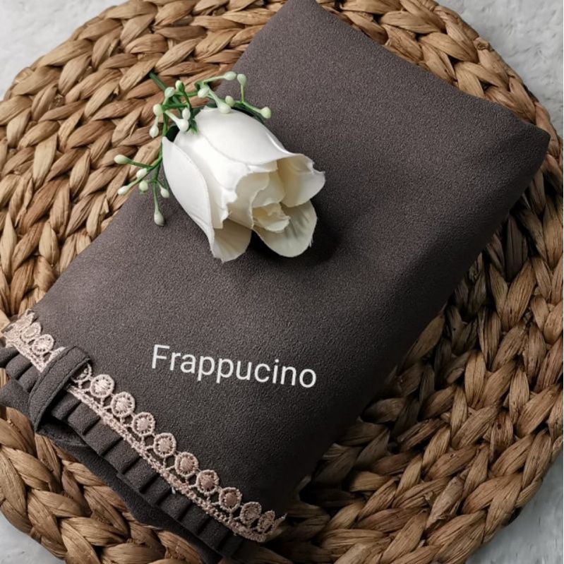 BERGO MARYAM KCB-LIPIT RENDA/AL'FADANI HIJAB-Frappucino