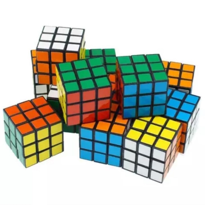 Mainan Anak Rubik Mini Cube Cubes Kreatifitas Asah Otak 3 x 3 cm