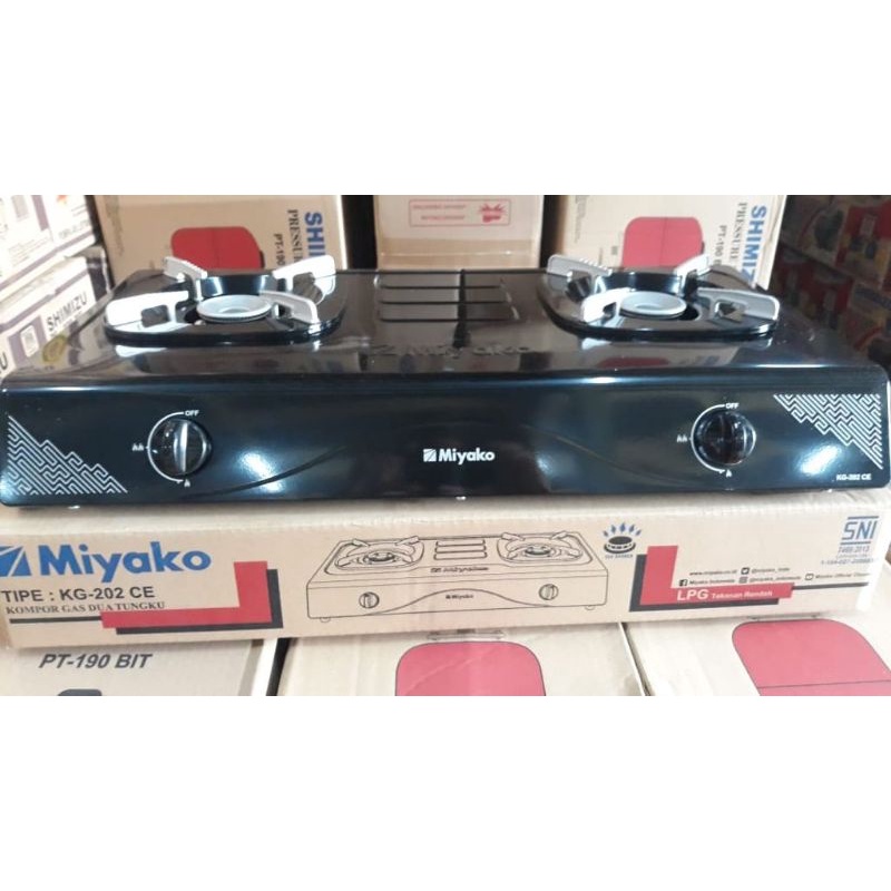 Miyako kg-202ce kompor gas 2tungku / kompor Miyako kg 202 ce / kg202ce