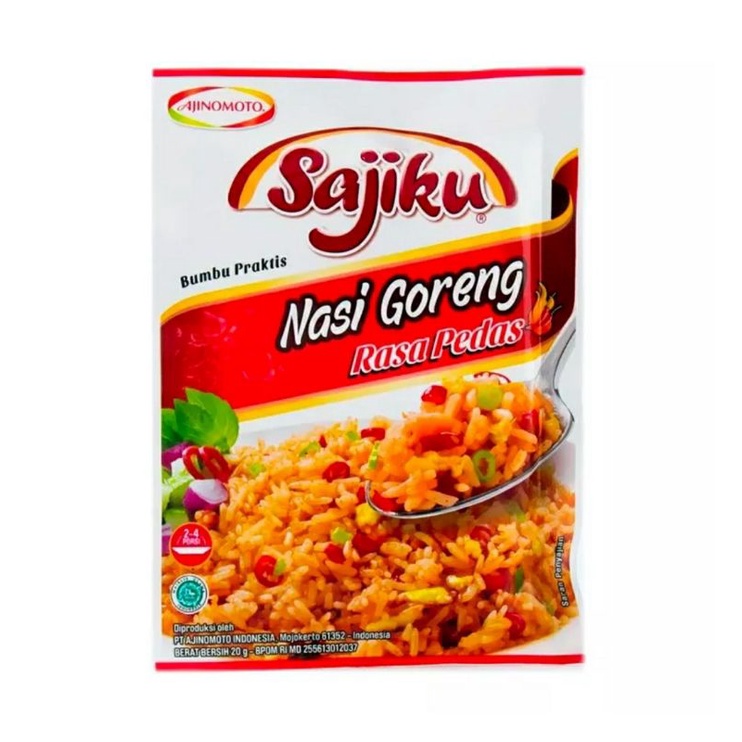 Sajiku Bumbu Nasi Goreng Pedas 20 gr Masak Praktis Instan