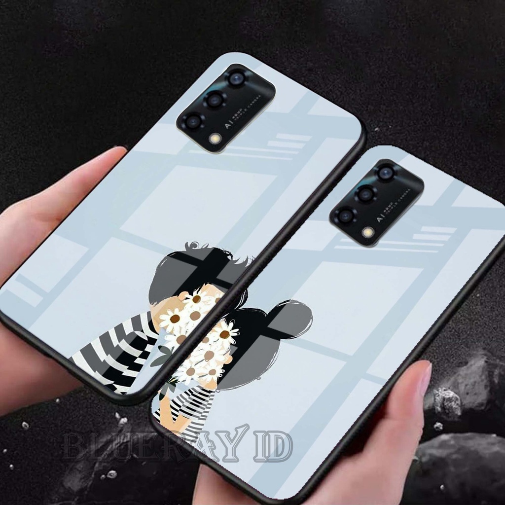 [SK12] Softcase Glass For Type OPPO A95 4G | Casing Handphone OPPO A95 4G | Pelindung Handphone OPPO