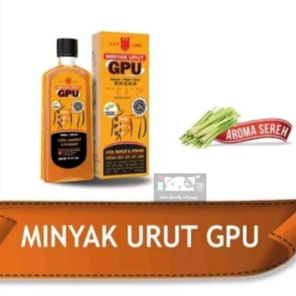 Minyak Urut GPU 30ml Cap Lang.