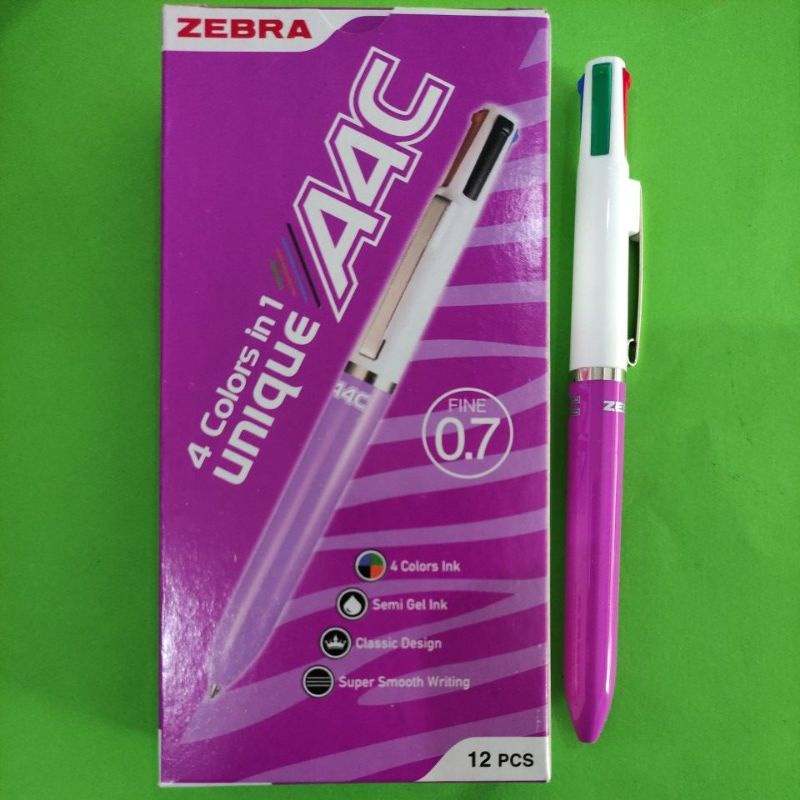

Pulpen Ballpoint Zebra A4C 4 in 1 Unique per pcs