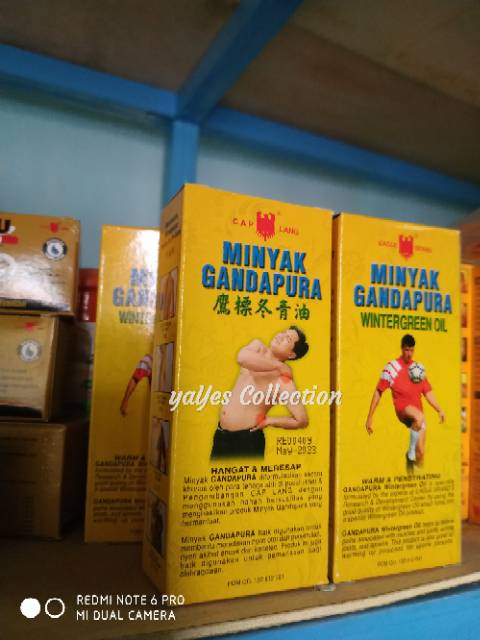 Minyak Gandapura wintergreen oil 60 ml 30ml gandapuro hangat nyeri otot keseleo encok cap lang obat