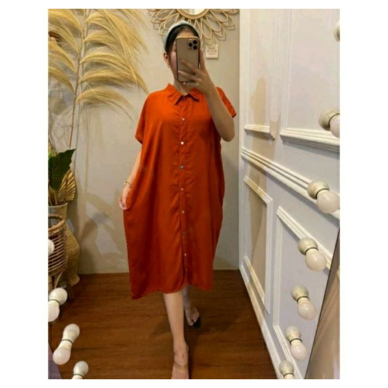 Dress rayon busui / Home dress pelangi