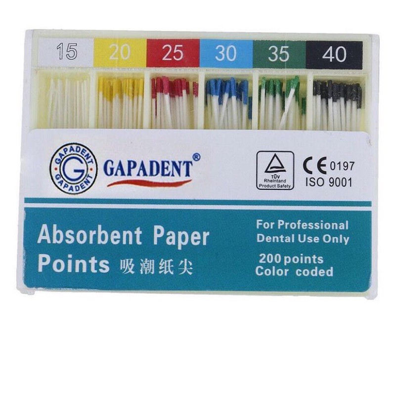 Jual Paper point endo endodontic / Gapadent Absorbent Paper Point 15
