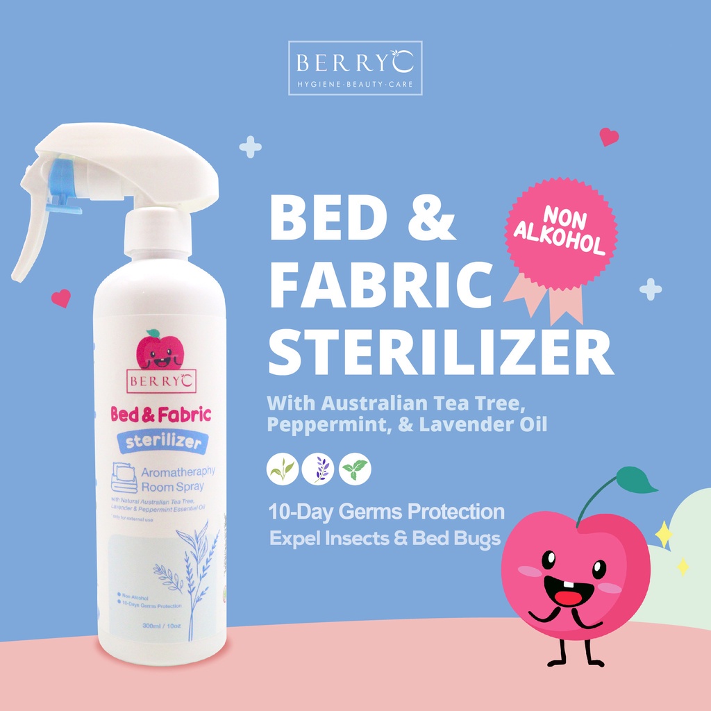 BerryC Berry C Bed &amp; Fabric Sterilizer 300ml Spray Anti Tungau Anti Bakteri