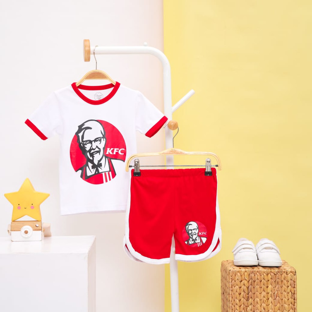 Kaos Top Branded/ Kaos KFC/ Kaos Anak/ Baju Anak KFC