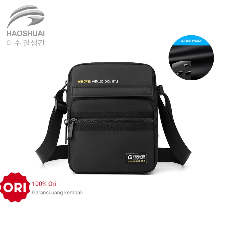 HAOSHUAI 5831 Tas Selempang Pria Sling Bag Pria Waterproof WATCHKITE WKOS