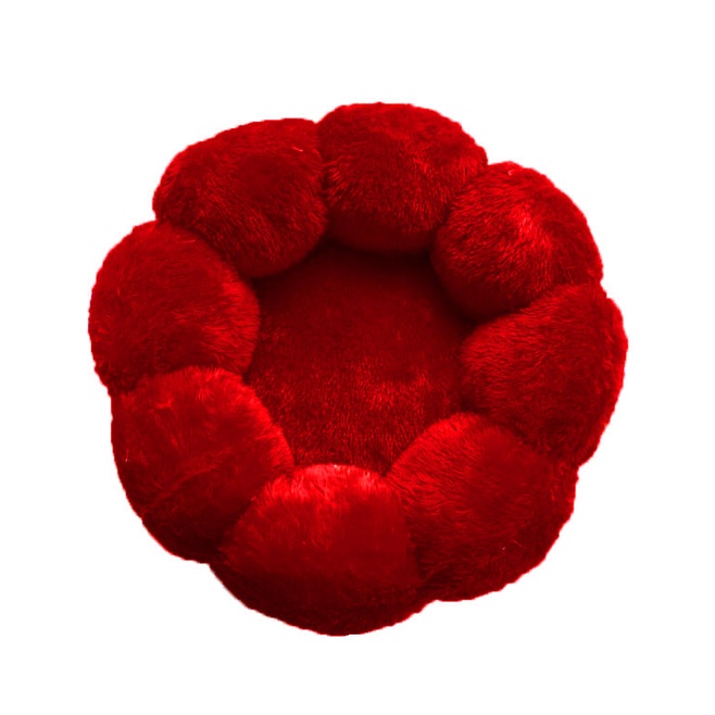 Tempat Tidur Kucing Karakter Bunga/Kasur Kucing Bulu Empuk Dan Murah/Bantal Kucing/Ranjang Kucing/Keranjang Kucing/Cat Bed/Alas Tidur Kucing Murah Hangat Dan Tebal/Rumah kucing/Kandang Kucing/Pelengkapan Kucing Dan Hewan-Marun