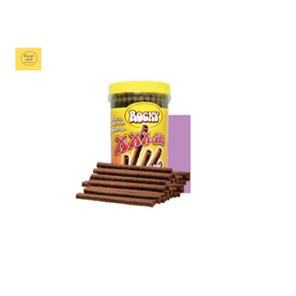 

Wafer Stick ROCKY XXX - TRA Coklat Toples 620 Gram