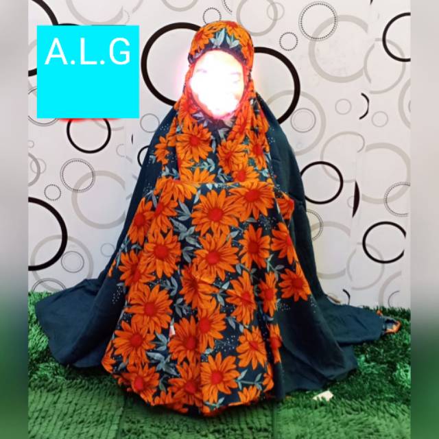 MUKENA/HIJAB  BALI CORAK