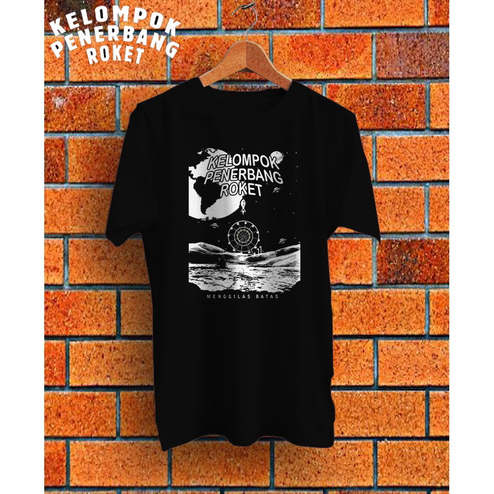 KAOS KELOMPOK PENERBANG ROKET TSHIRT MUSIK BAND KPR02
