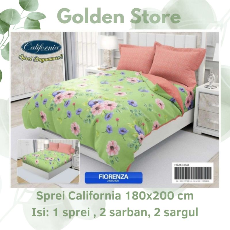 Sprei California 180x200 Motif Fiorenza