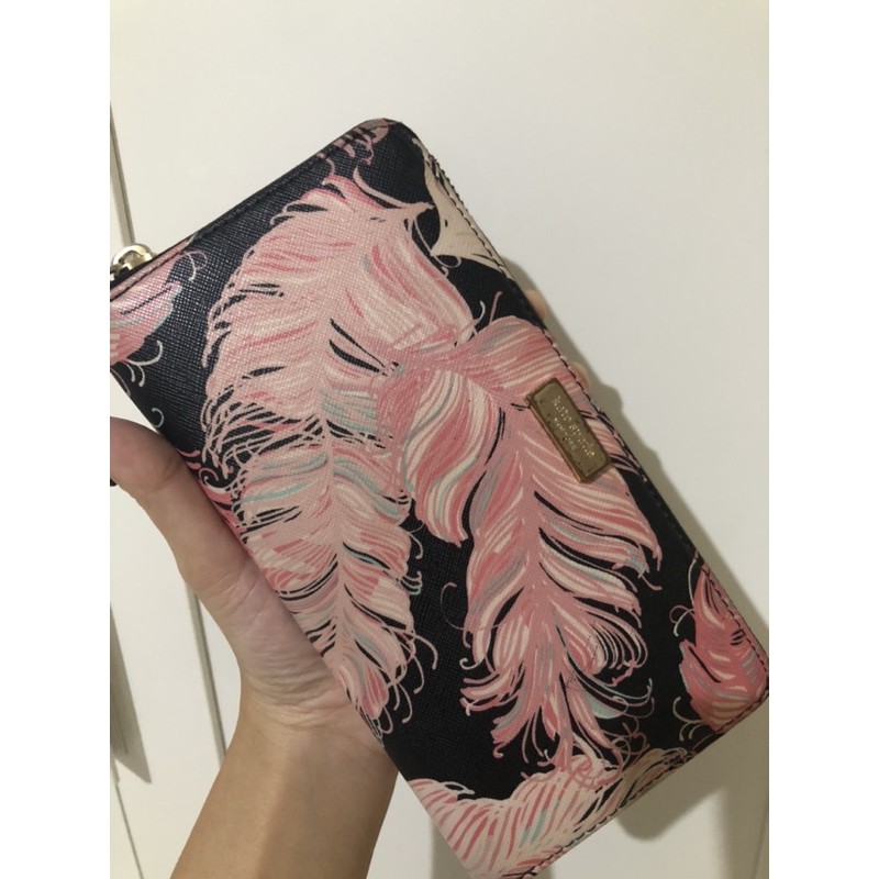 Kate Spade Rachelle Feather Wallet PRELOVED