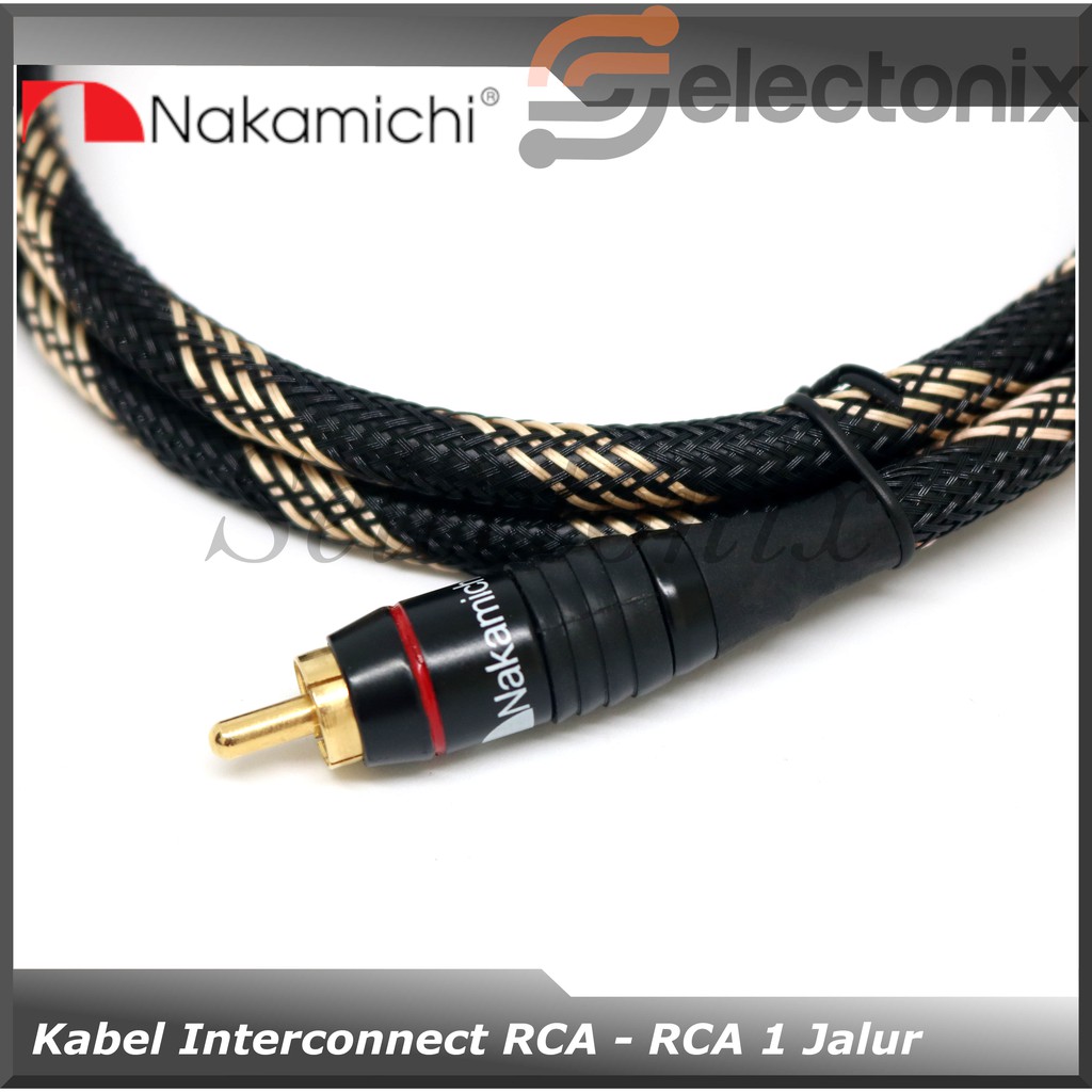 Kabel RCA Interconnect Sleeved | Nakamichi [3m]