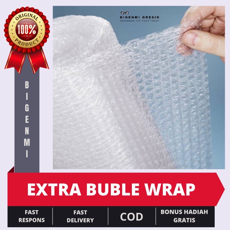 

TAMBAHAN EXTRA BUBBLE WRAP PACKING AMAN