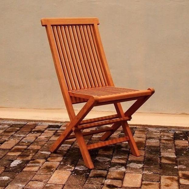 Kursi Lipat Kayu Jati Cafe Minimalis V2Yg56D7Ee
