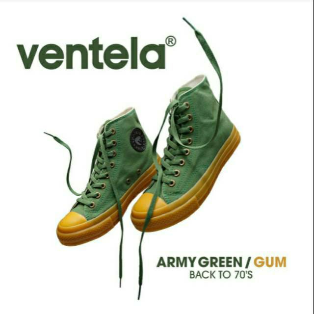  SEPATU  SNEAKERS VENTELA  SHOES BTS Back To 70 s GUM ARMY 