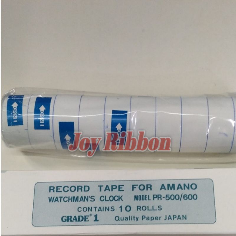 

Pita AMANO Paperoll PR 500/600 Merk Grade 1 satu Kotak Isi 10 Roll