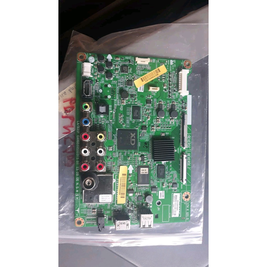 Mb - Mainboard - Motherboard - Mobo - Micom - Modul - Mesin Tv LED LG 60LN5400
