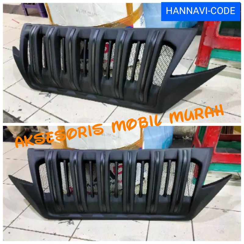 grill all new rush terios apollo prado full hitam doff