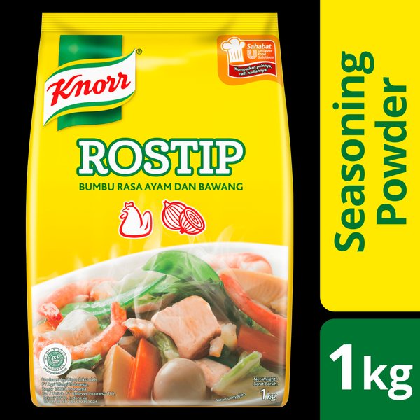 

Knorr rostip 1kg | knorr kaldu ayam dan bawang 1kg | bumbu masak