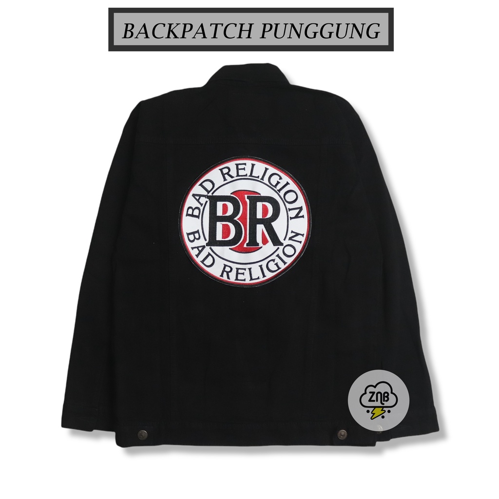 Backpatch Band Bad Religion tempelan jaket kemeja t'shirt tas best quality