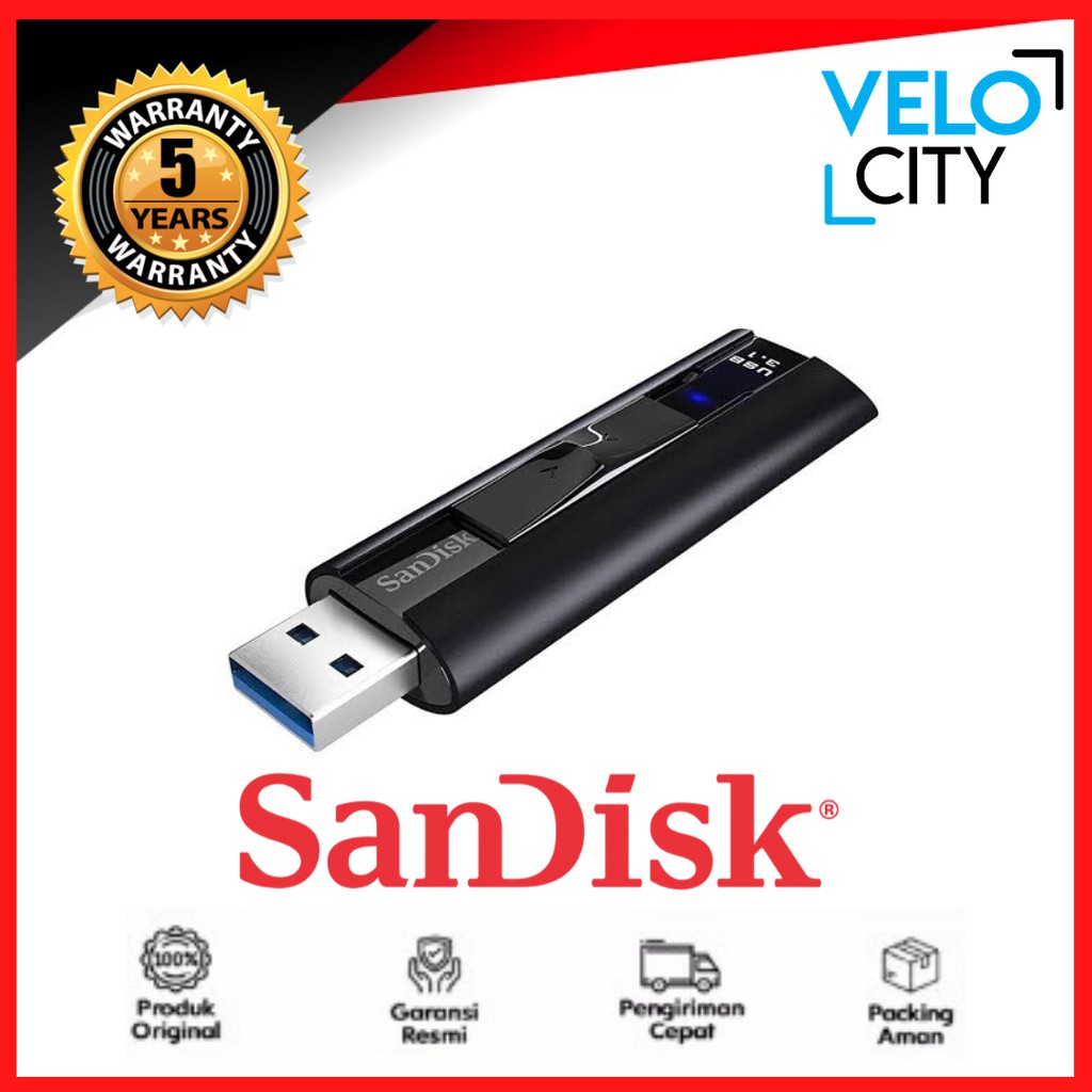 SANDISK 128GB  FLASHDISK EXTREME PRO 128GB USB 3.1 CZ880