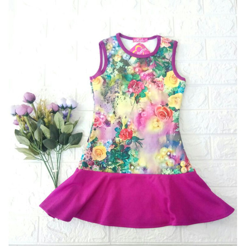 Kids Catherine -  Dress anak full print