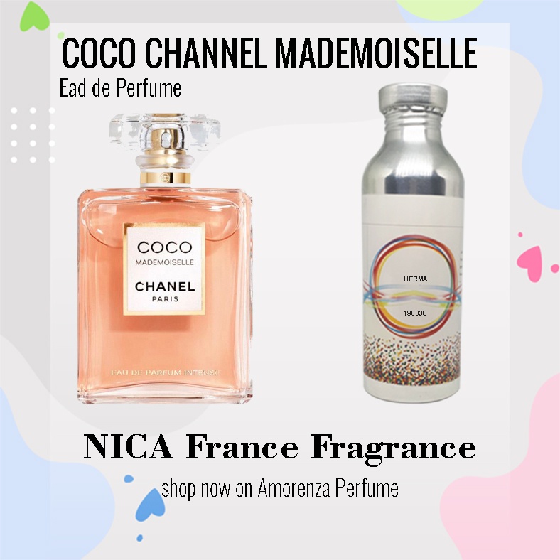 Bibit Parfum Murni CH0C0 CH4NEL MADEMOISELLE - SCAN CHOCO Nica Fragrance 500ml Segel Pabrik