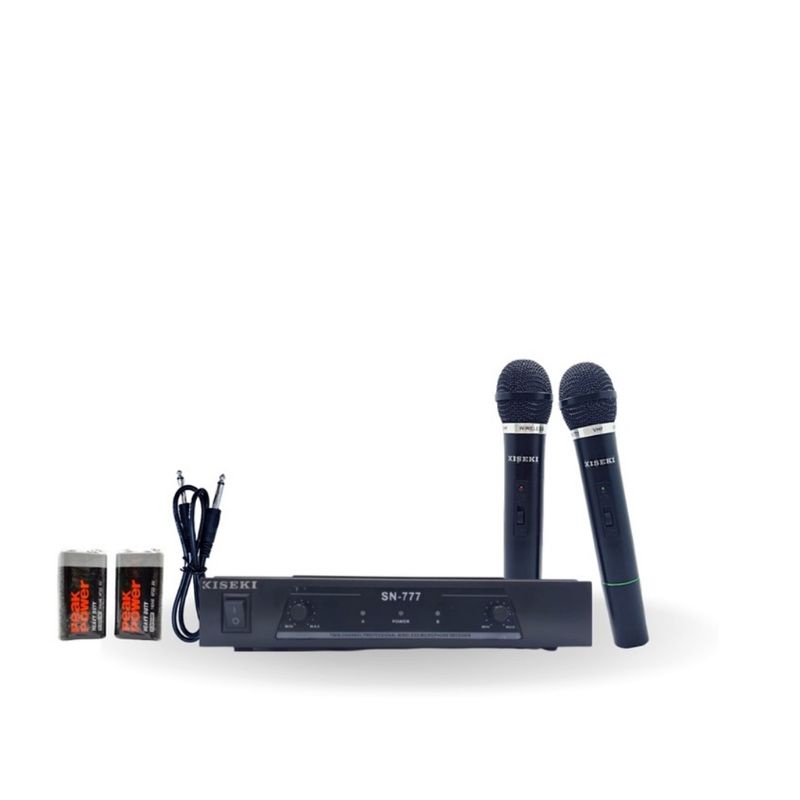 Microphone / Mic Wireless VHF SN-777 Dual Channel