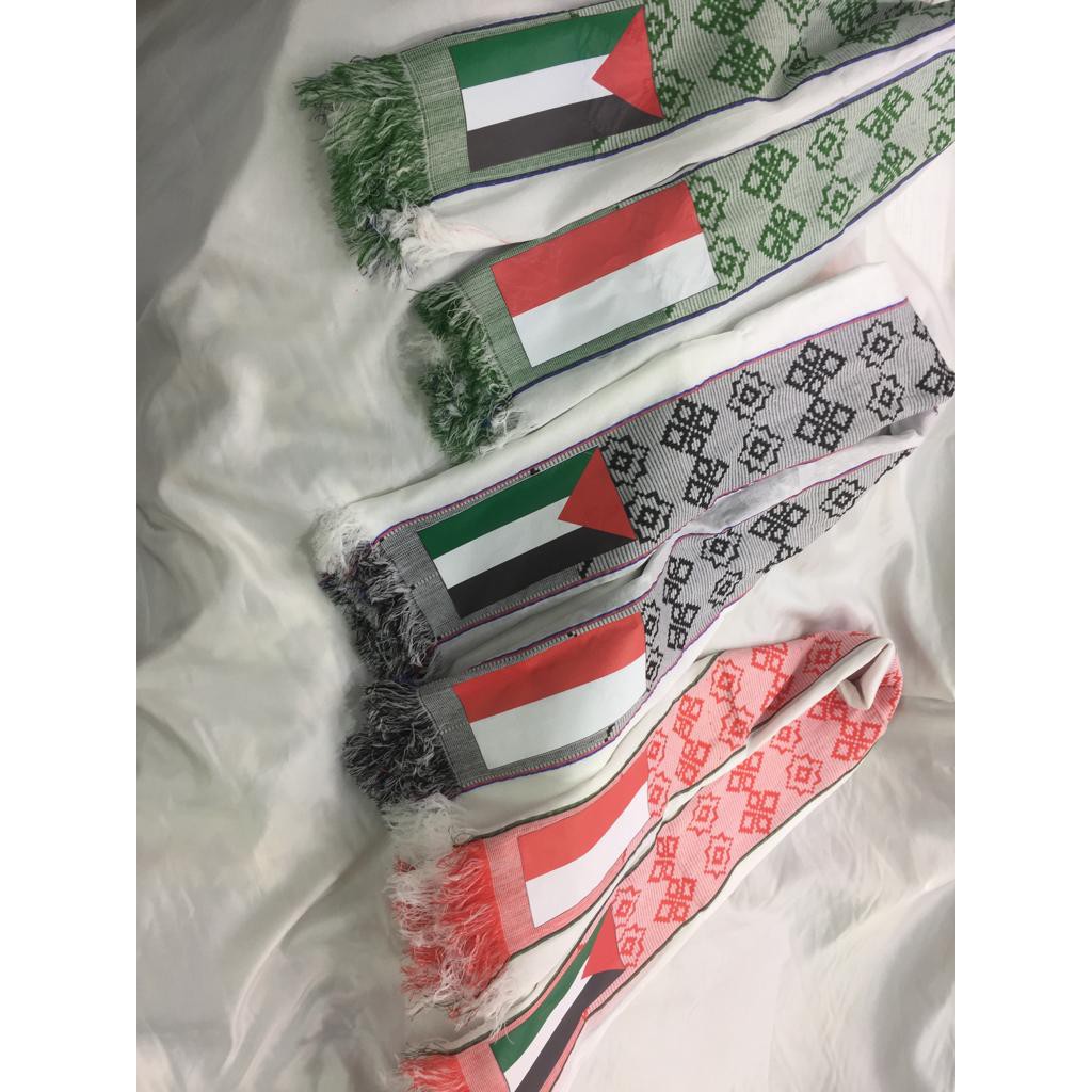 Sorban Songket Palestina Indonesia/harga best seller/BISA COD