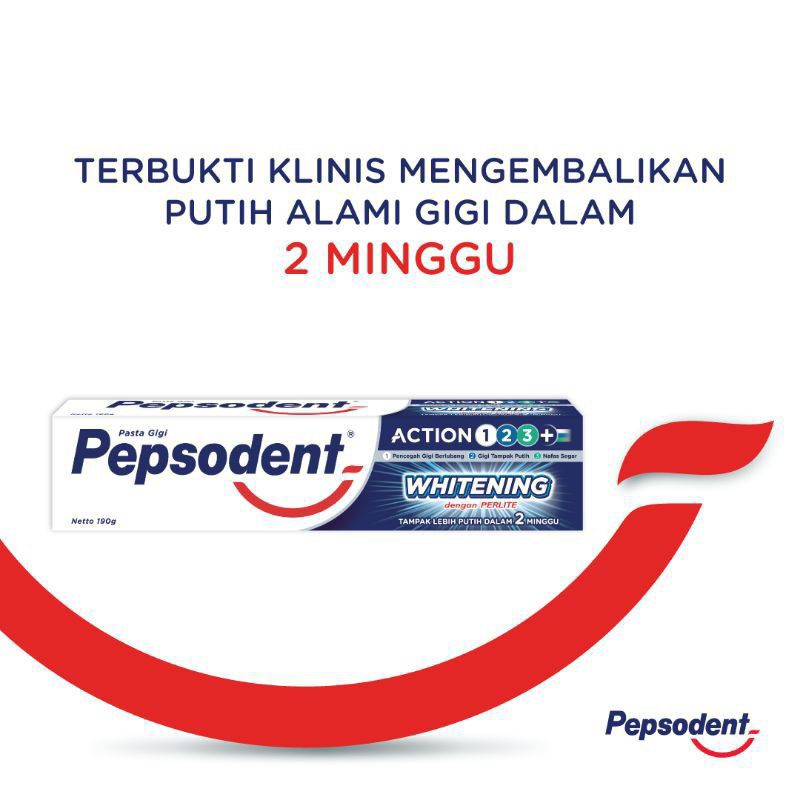 Pepsodent whitening 190Gr paling murah dr yg lain