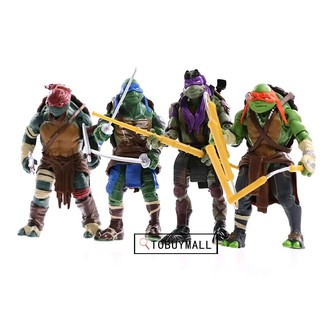 4pcs Teenage Mutant Ninja Turtles Tmnt Action Figure Collection - roblox tmnt