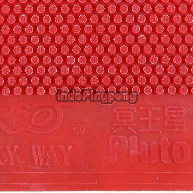 Dv02B Yinhe Pluto Ox ~ Short Pips Rubber Karet Bintik Serang Pendek - Merah Gr02G0R0