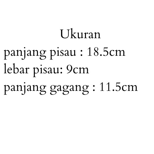 Pisau Daging Tajam Cincang Besar Pisau besar untuk potong tulang Ayam 912