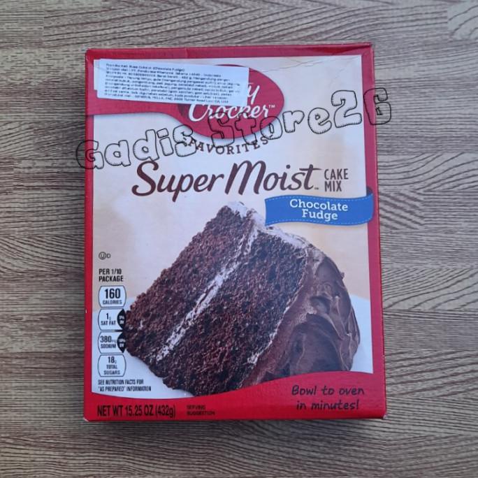 

BETTY CROCKER SUPER MOIST CHOCOLATE FUDGE 432G