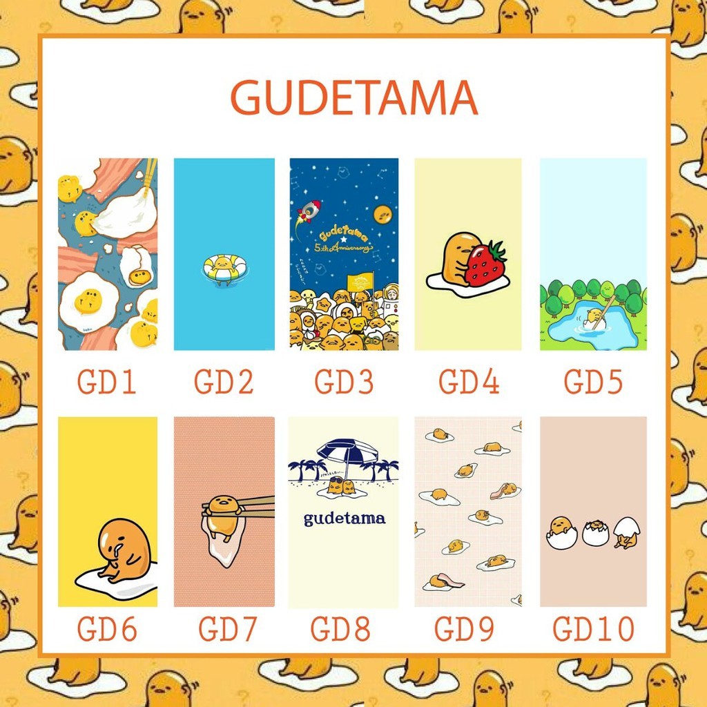 PAPERCASE SEMUA TYPE HP [KATALOG GUDETAMA / GD 01 - GD 20 ]